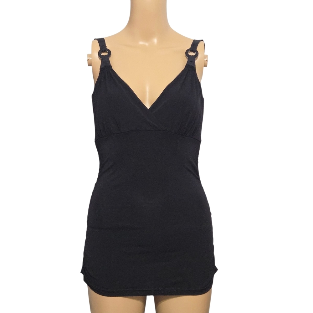 Elie Tahari Black Tank Top Size Small